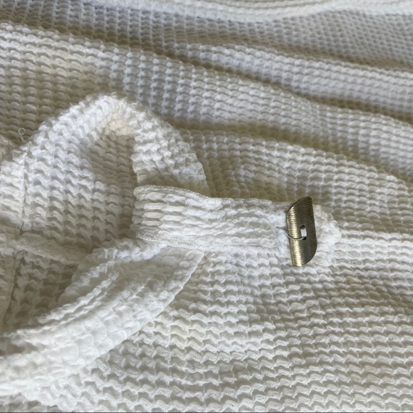 Focus Casual Life, White waffle stretchy blazer - Picture 5 of 6